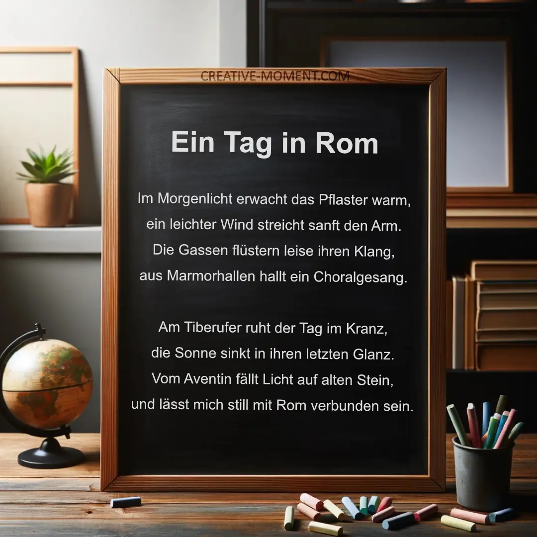 „Ein Tag in Rom“ – poetisches Gedicht aus der Ewigen Stadt