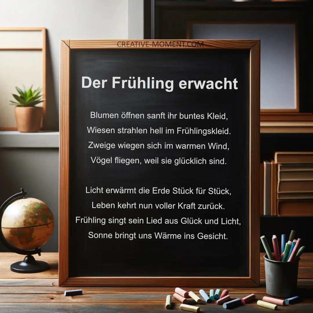 Frühlingsgefühle in Versen – Gedicht „Der Frühling erwacht“