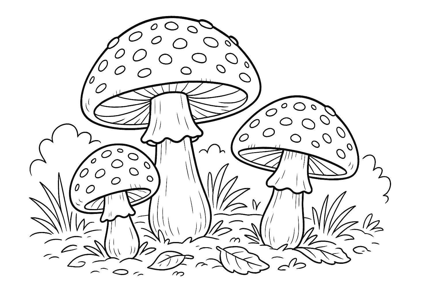 Fly Agaric Coloring Page – Autumn Craft Fun