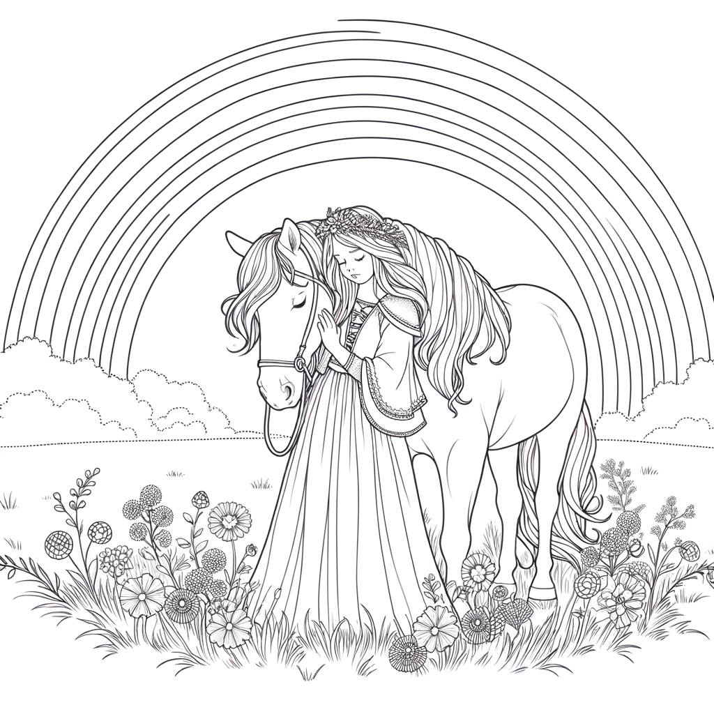 A Magical Day with Princess and Horse