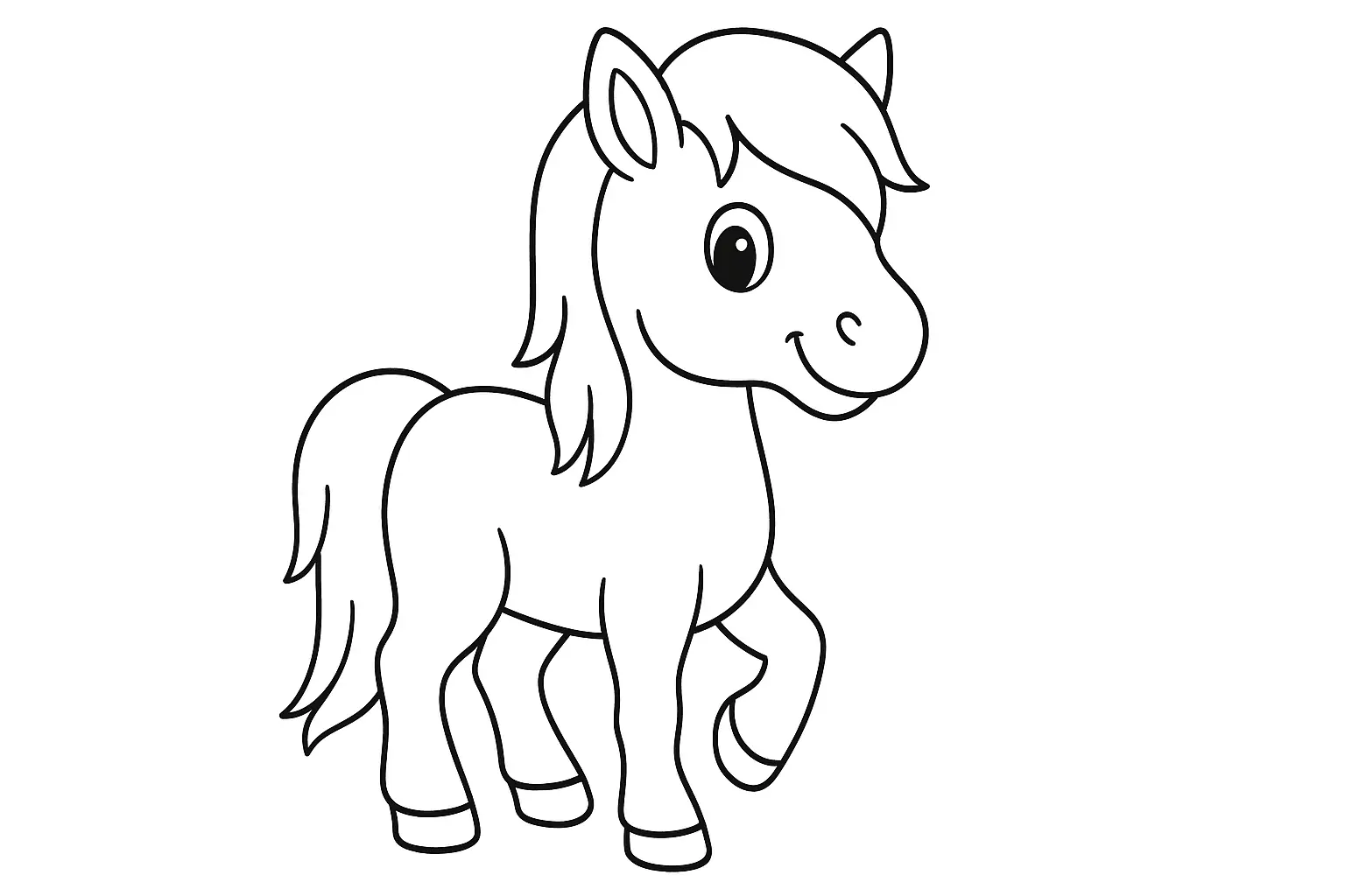 Child-Friendly Pony Motif