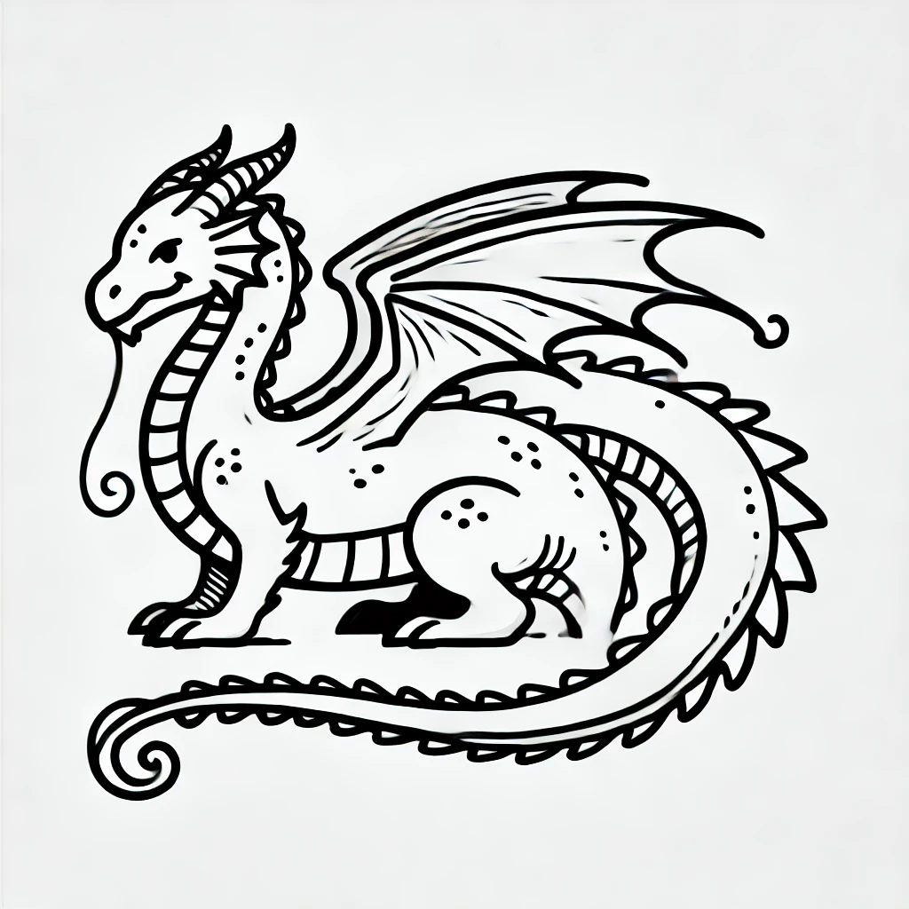 Creative dragon for children