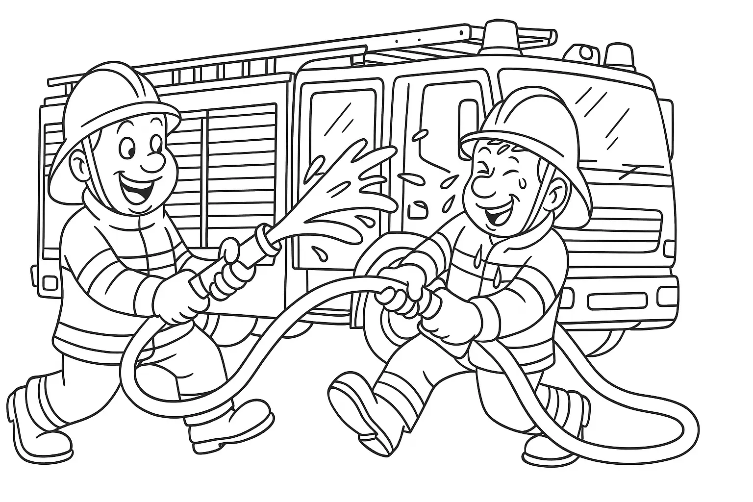 Firefighting Fun at the Fire Truck