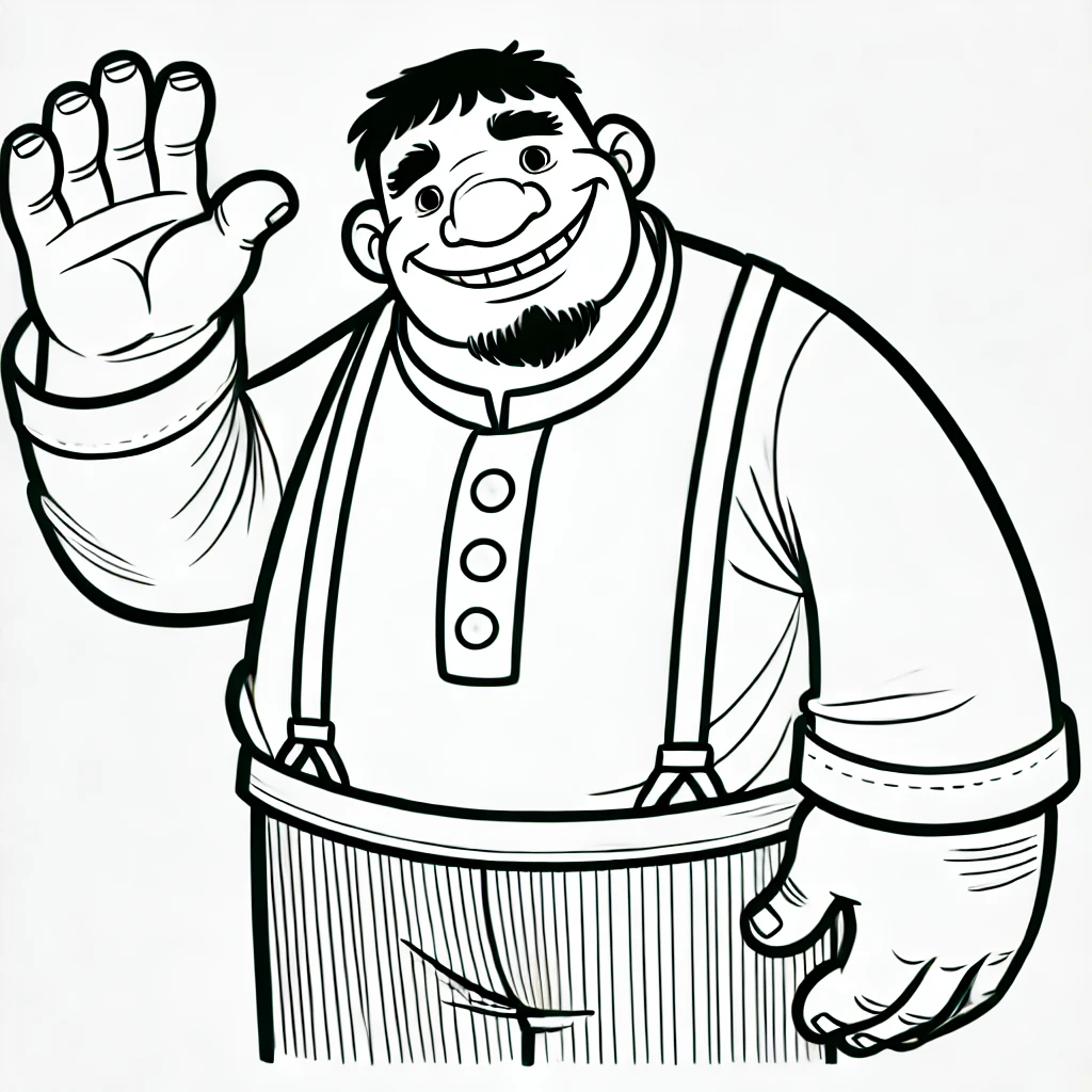 Friendly Giant Awaits Your Colors
