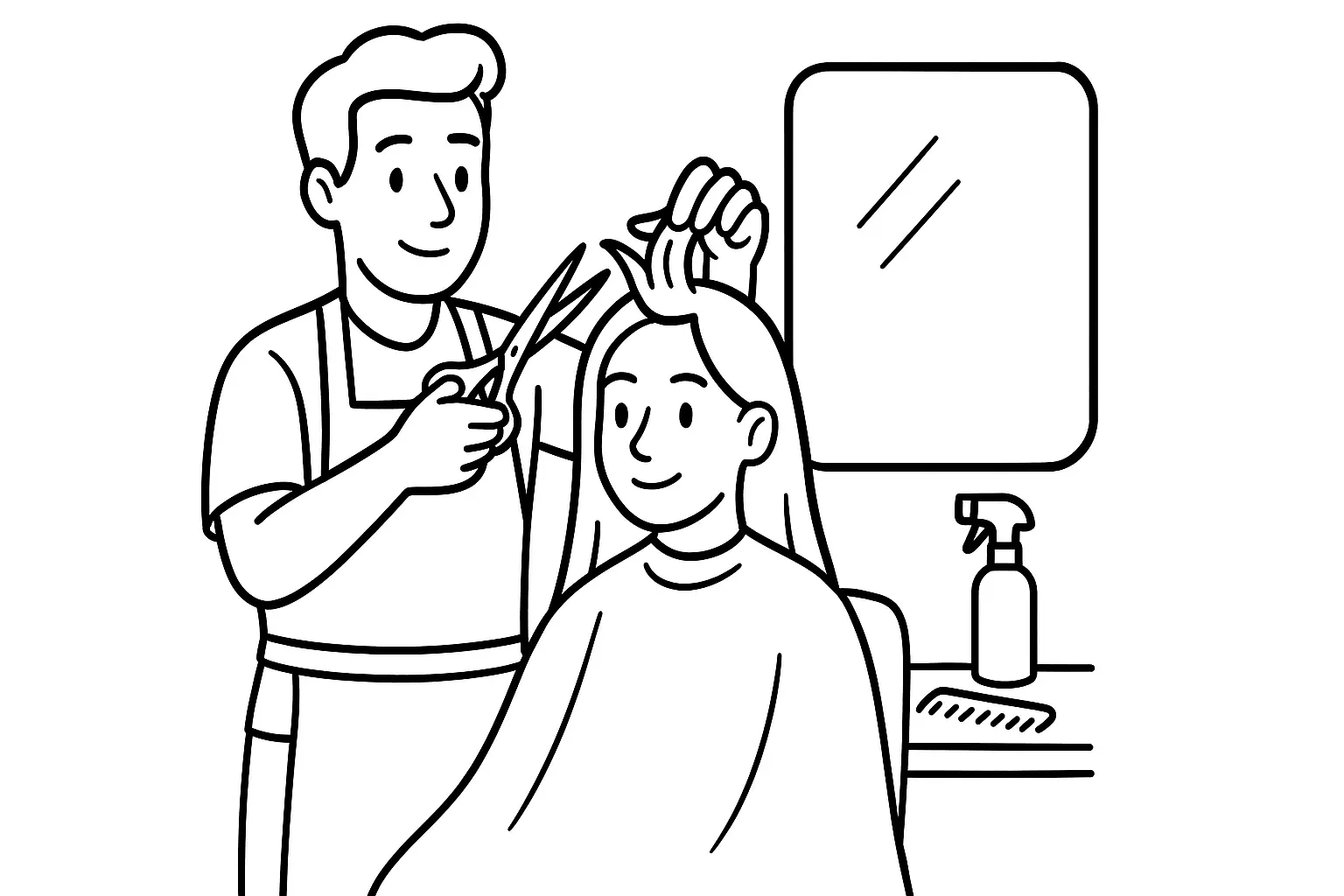 Hairdresser at Work for Kids