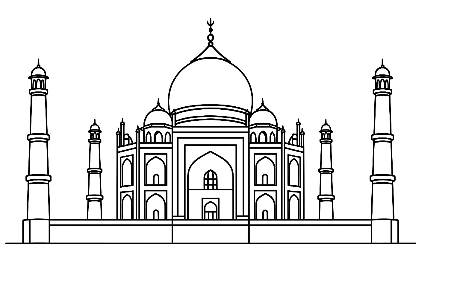 Indian Landmark Taj Mahal