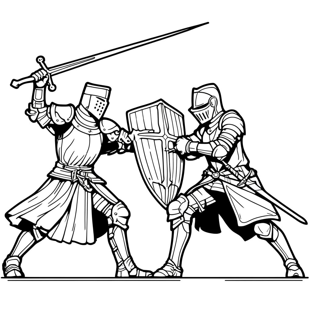 Medieval Knight Battle