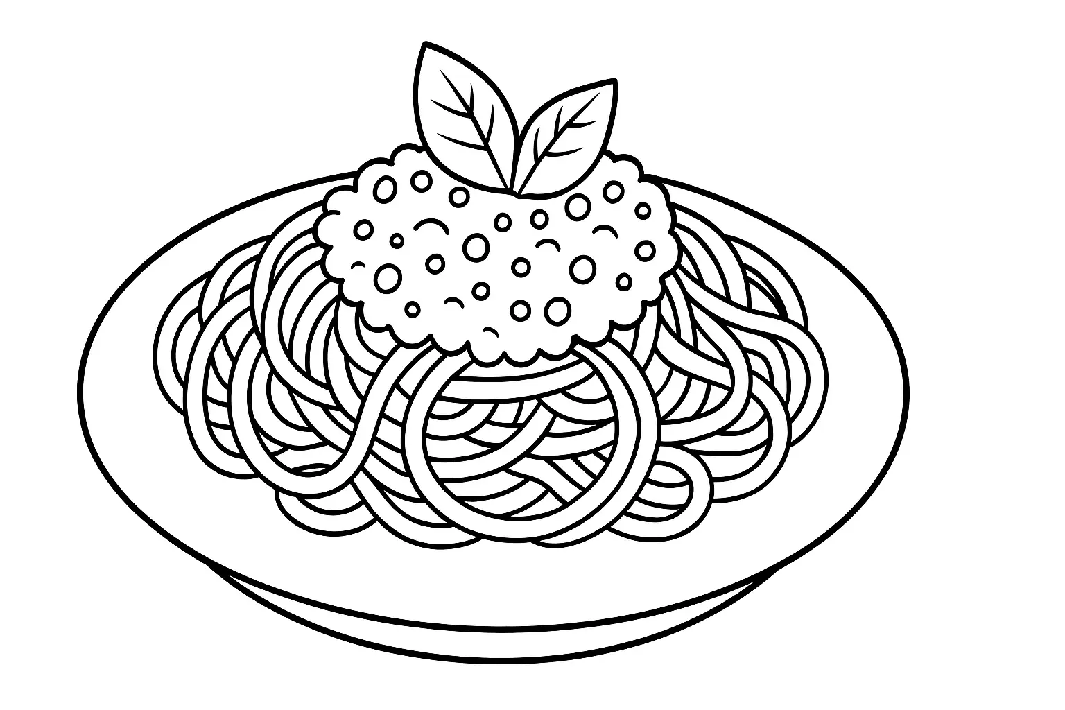 Pasta with Bolognese – Plate