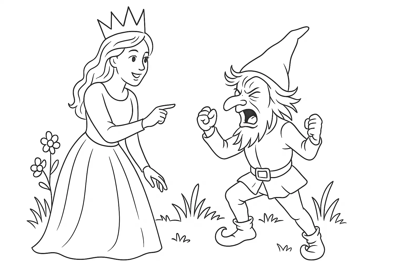 Rumpelstiltskin Coloring Page – Free Download