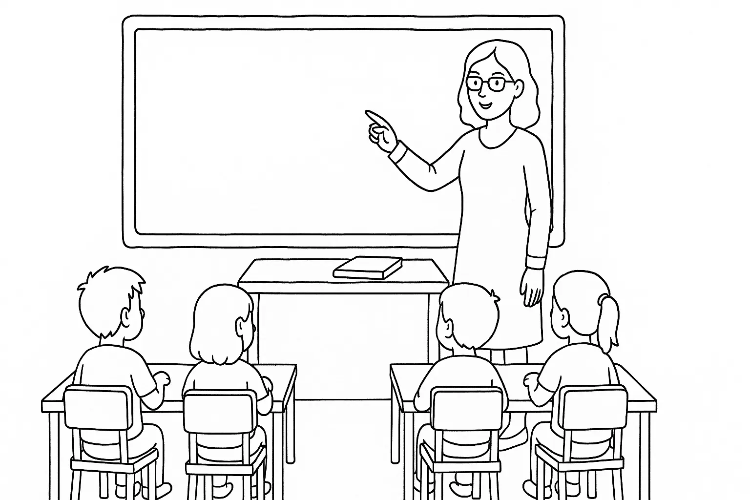 Students and Teacher in the Classroom
