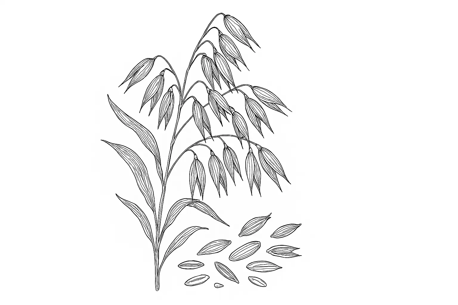 Oat Coloring Page to Print – Perfect for Little Explorers