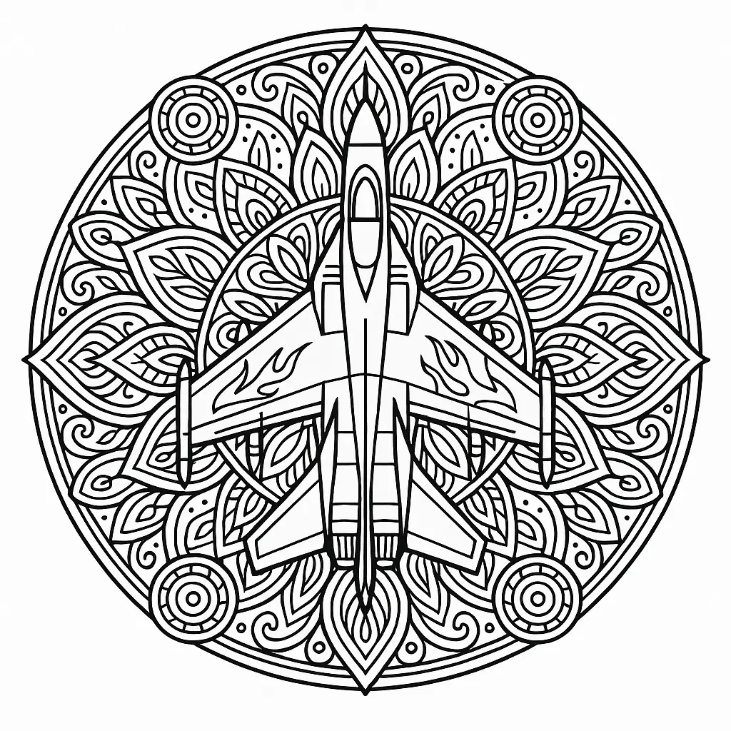 Fighter Jet Printable