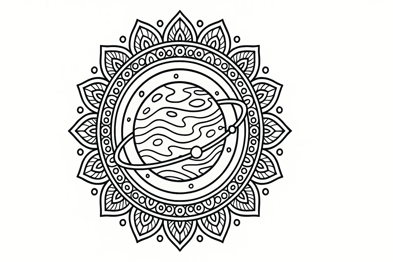 Planet with Intricate Structures