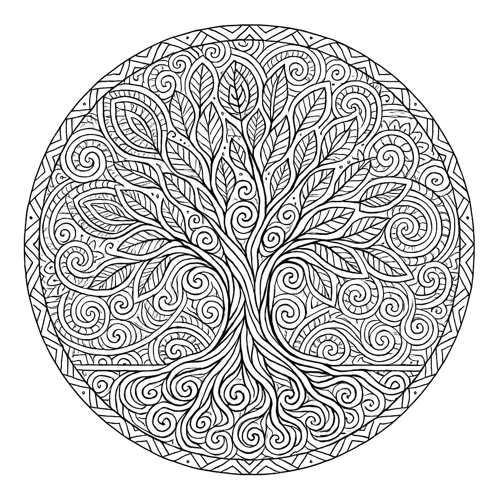Tree of Life Template for Children