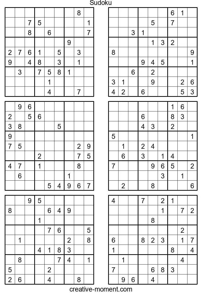 Difficult Sudoku Online: Perfect for Experienced Puzzlers – Print for Free