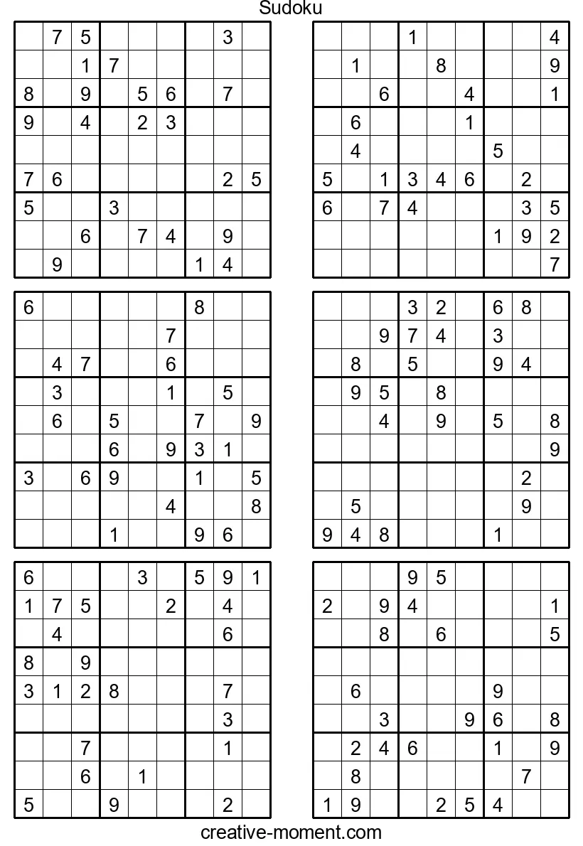 Difficult Sudoku Puzzles: Download for Free Online and Master