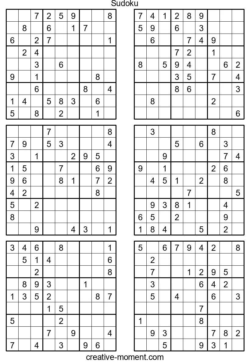 Discover Medium Sudoku: Free Puzzles for Sudoku Fans
