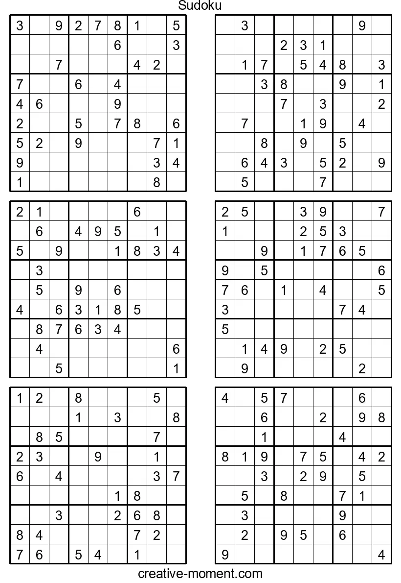 Medium-Difficulty Sudoku Adventure: Play for Free