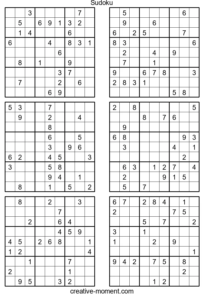 Sudoku for Advanced Players: Play Difficult and Very Difficult for Free