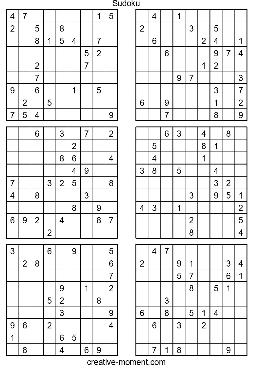 Sudoku for Pros: Play Difficult Puzzles for Free and Print