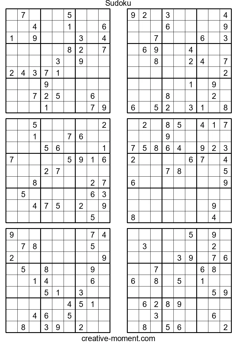 Your Ultimate Sudoku Challenge: Print Very Difficult Puzzles for Free